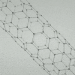 Single-walled zigzag carbon nanotube GIF