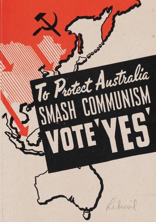 Cold war poster Australia