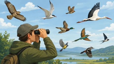 Como elegir binoculares para avistamiento de aves
