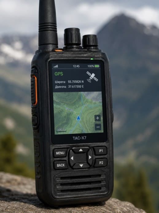 walkie-talkie GPS tracing