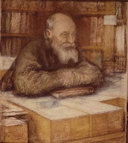 Portrait of Nikolai Fyodorov by Leonid Pasternak