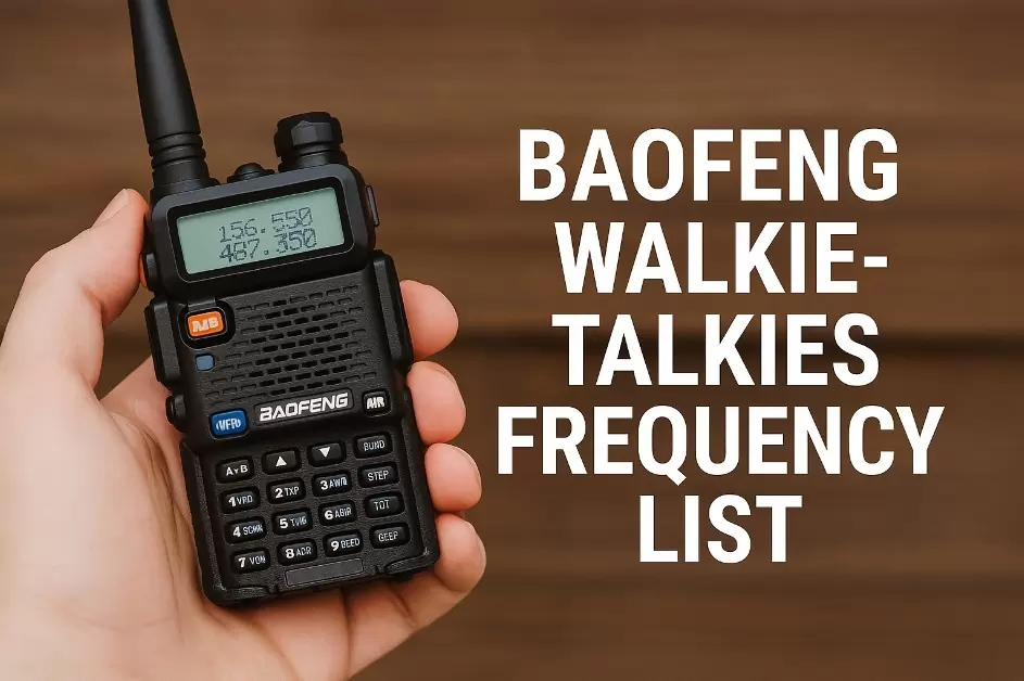 Baofeng walkie-talkies frequency list