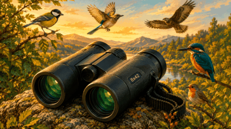 TOP-5 binoculares 8×42 para observación de aves