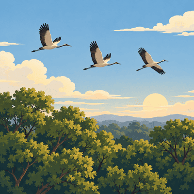 Birds watching