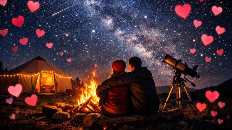 Celebramos San Valentín en una finca astronómica