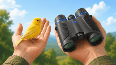 Mejores prismáticos pequeños y ligeros para birdwatching
