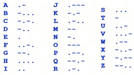 Walkie Talkie Morse Code