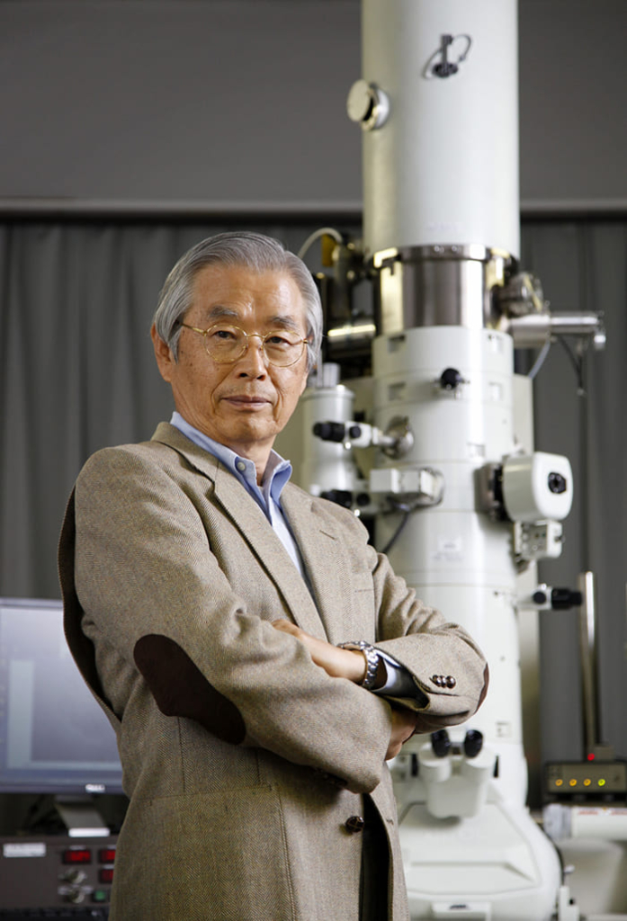 Sumio Iijima at Meijo University